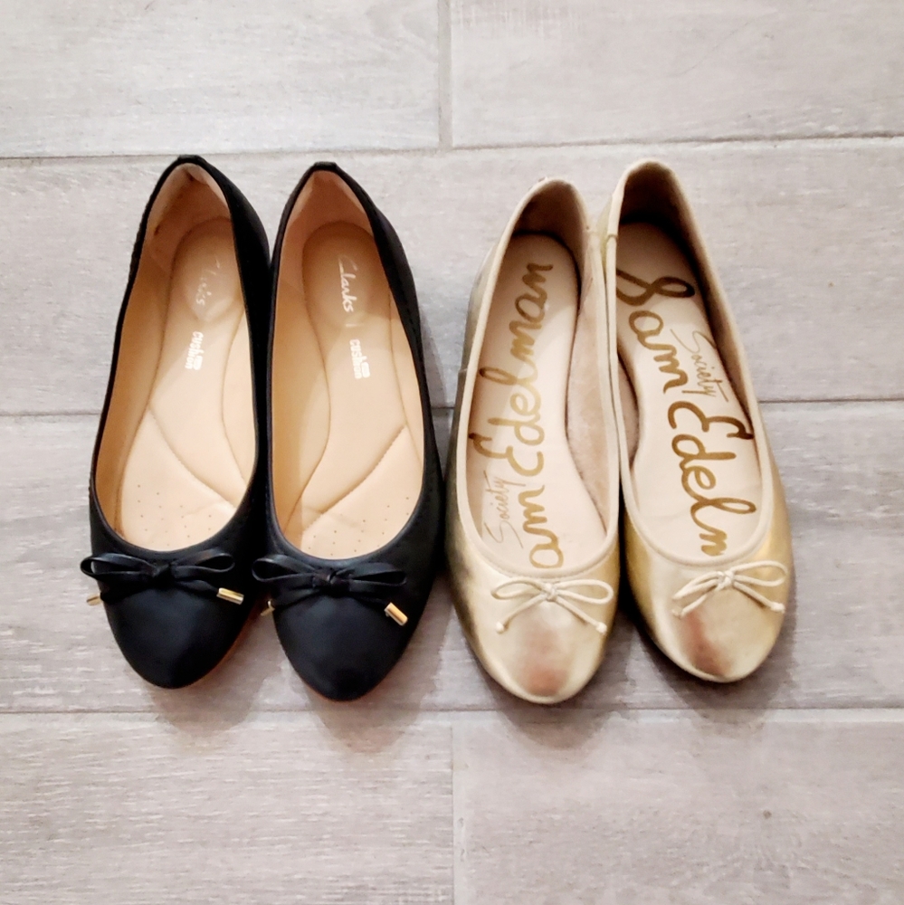 Bundle (2 pairs) Women flats Size 6 & 6.5